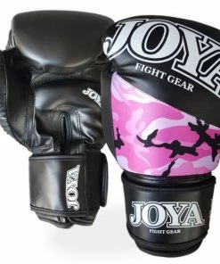 Joya KickBoxing Gloves Synthetic Leather Pink Camo