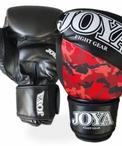 Joya KickBoxing Gloves Synthetic Leather Red Camo Brands