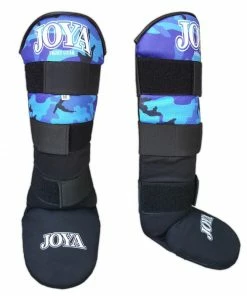 Joya Velcro Shinguard Camo Blue