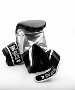 RingMaster Sports Synthetic Leather Bag Mitts Black Boxing