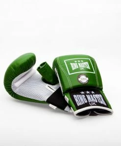 RingMaster Sports Genuine Leather Bag Mitts Green