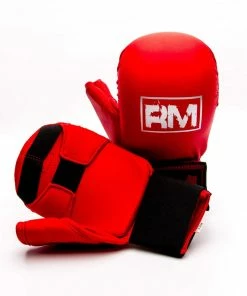 RingMaster Sports Kids Synthetic Karate Gloves Extra Small Red