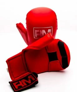 RingMaster Sports Kids Synthetic Karate Gloves Extra Small Red
