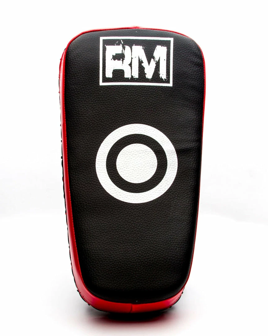 RingMaster Sports Arm Pads Synthetic Leather One Size Black And Red (Single Item) Kickboxing