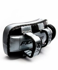 RingMaster Sports Arm Pads Genuine Leather One Size Black And Silver (Single Item)