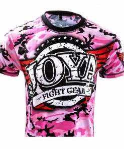 Joya Kids T-Shirt Camo Pink Kickboxing
