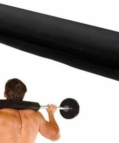 RingMaster Sports Olympic Fitness Foam Support Weight Lifting Bar Pad Black