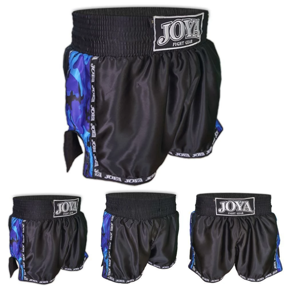 Joya Kickboxing Shorts Camo Blue