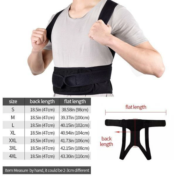 RingMaster Sports Back Waist Posture Corrector Adjustable Adult Correction Belt Waist Trainer