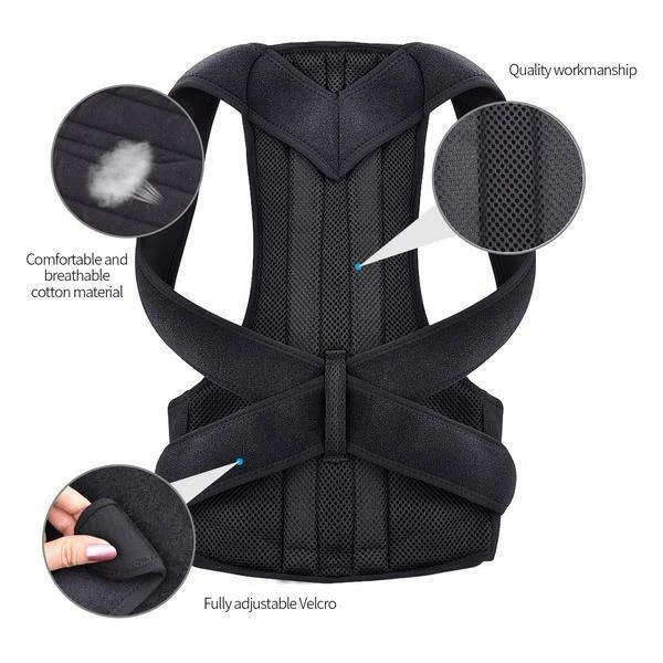 RingMaster Sports Back Waist Posture Corrector Adjustable Adult Correction Belt Waist Trainer