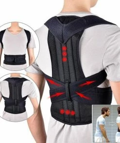 RingMaster Sports Back Waist Posture Corrector Adjustable Adult Correction Belt Waist Trainer