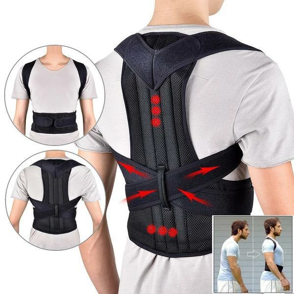 RingMaster Sports Back Waist Posture Corrector Adjustable Adult Correction Belt Waist Trainer