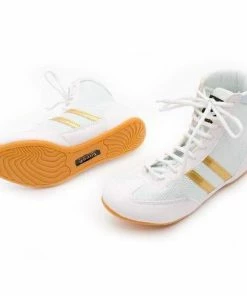Viper Boxing Boots Mens Boys Boxing Footwear Boxing Shoes White