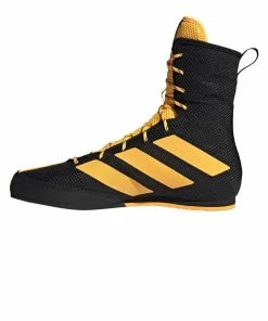 Adidas BOX HOG 3 Boxing Shoes Black And Yellow
