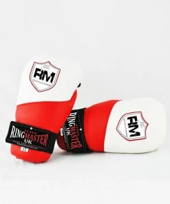RingMaster Sports Semi Contact Point Gloves Taekwondo Kickboxing Red