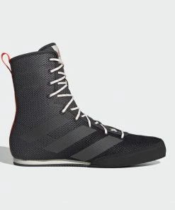 Adidas BOX HOG 3 Boxing Shoes Black And Grey