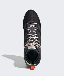 Adidas BOX HOG 3 Boxing Shoes Black And Grey
