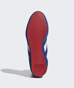 Adidas BOX HOG 3 Boxing Shoes Blue And Red