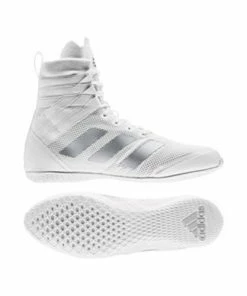 Adidas Speedex 18 Boxing Boot White And Silver