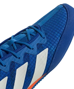 Adidas BOX HOG 4 Boxing Shoes Royal Blue White Orange
