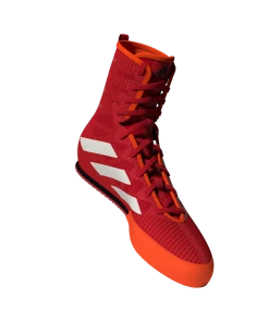 Adidas BOX HOG 4 Boxing Shoes Red White