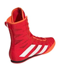 Adidas BOX HOG 4 Boxing Shoes Red White