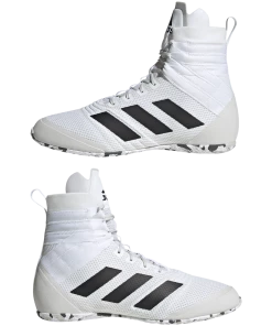 Adidas Speedex 18 Boxing Boot White Black And Grey 2022