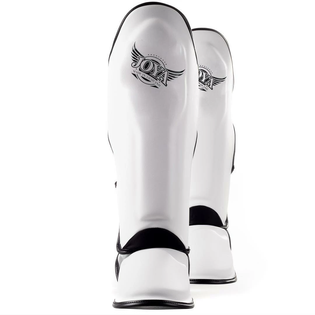 Joya Shin Guard White Leather