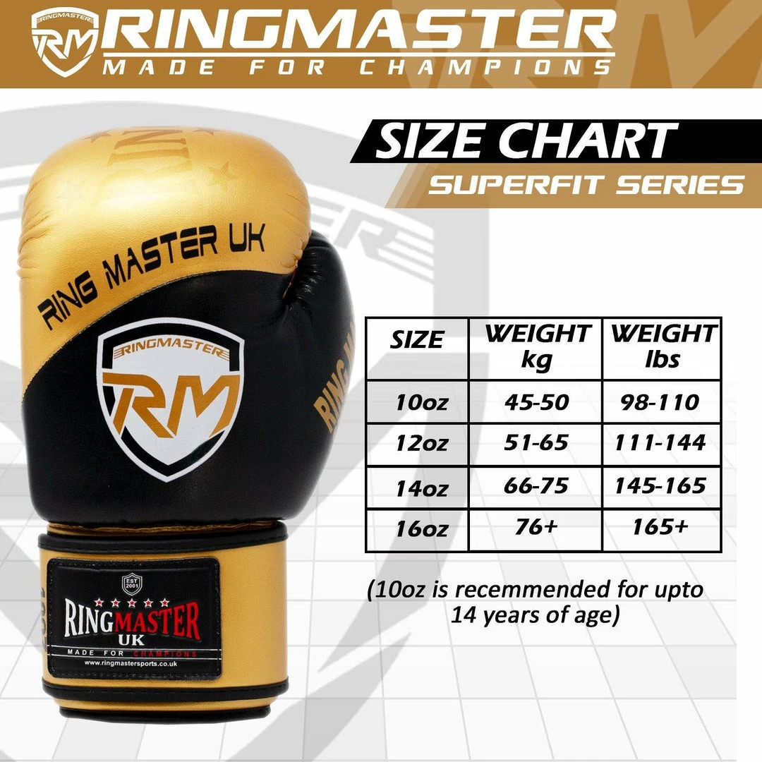 RingMaster Sports Boxing Gloves Superfit Series