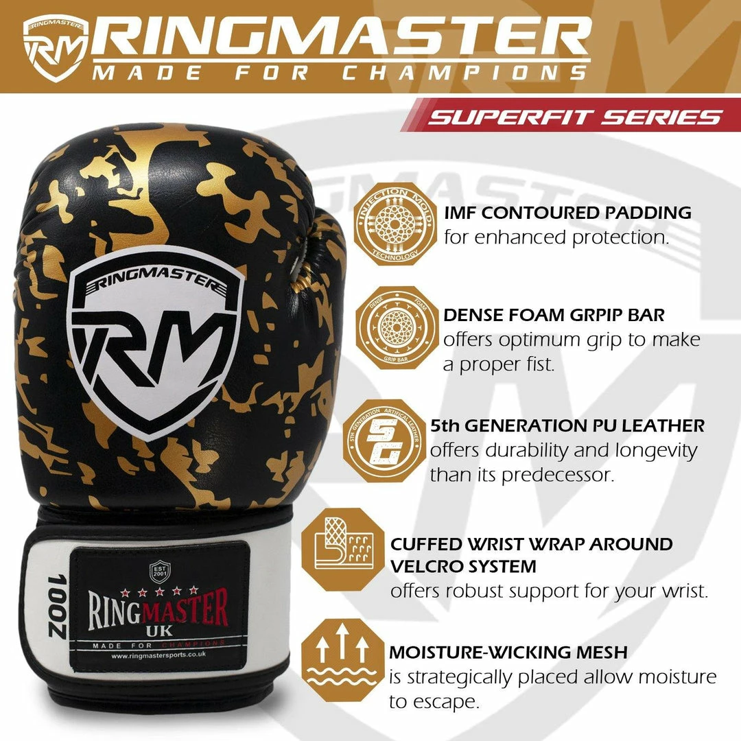 RingMaster Sports Boxing Gloves Superfit Series