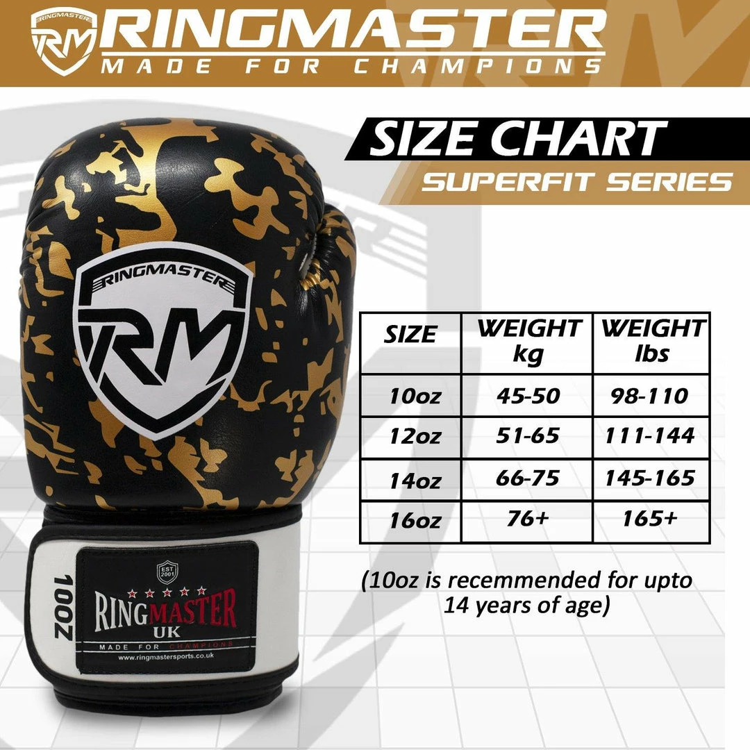 RingMaster Sports Boxing Gloves Superfit Series