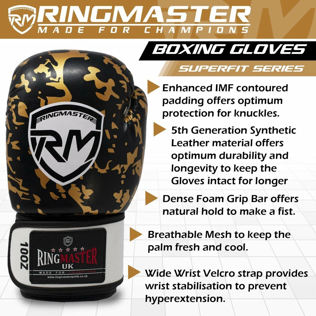 RingMaster Sports Boxing Gloves Superfit Series