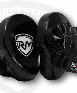 RingMaster Sports Ultralight Focus Pads Carbon Leather One Size Black Training