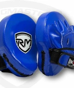 Training RingMaster Sports Ultralight Focus Pads Carbon Leather One Size Blue