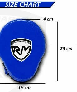 Training RingMaster Sports Ultralight Focus Pads Carbon Leather One Size Blue