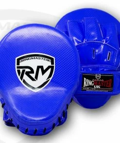 Training RingMaster Sports Ultralight Focus Pads Carbon Leather One Size Blue
