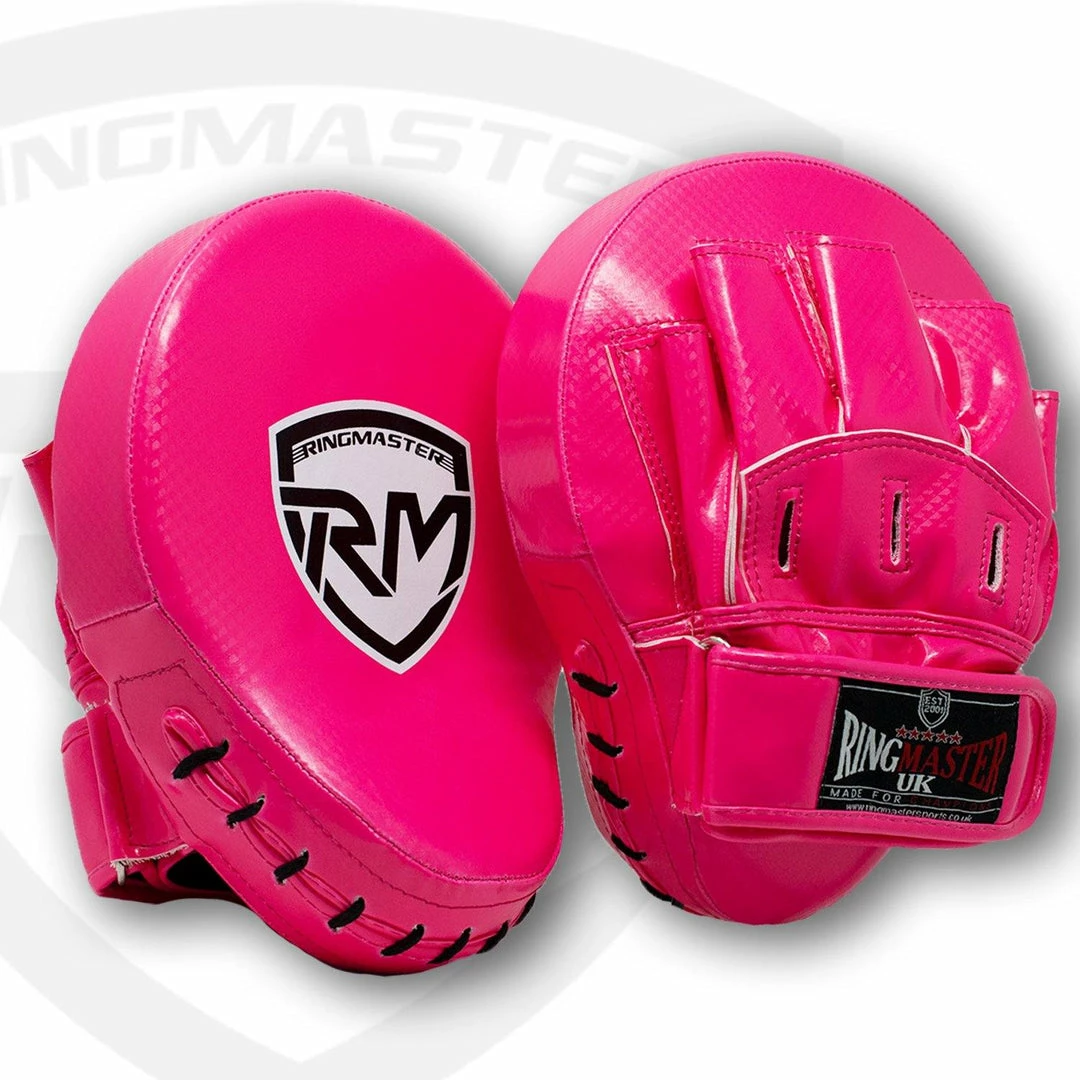 Training RingMaster Sports Ultralight Focus Pads Carbon Leather One Size Pink