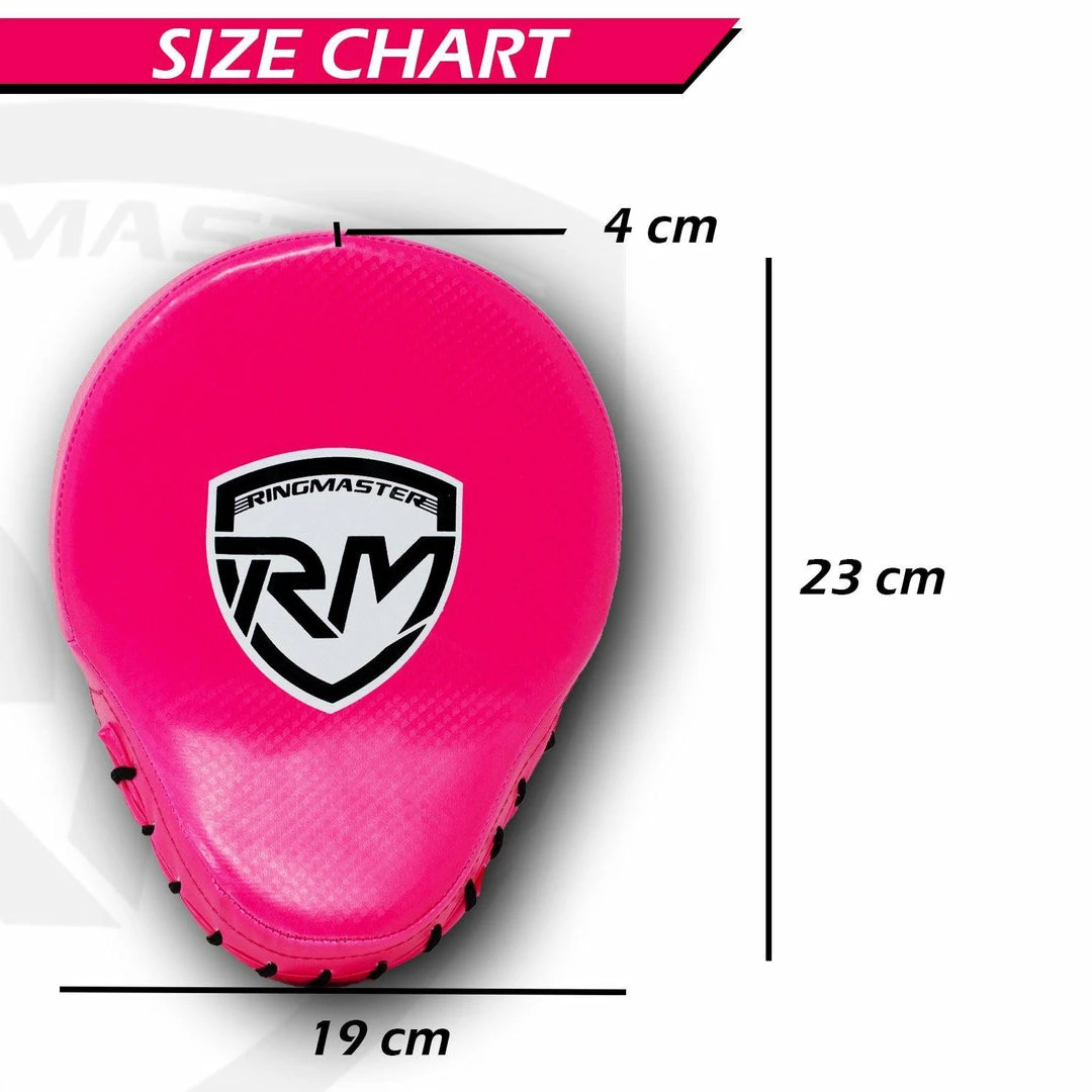Training RingMaster Sports Ultralight Focus Pads Carbon Leather One Size Pink