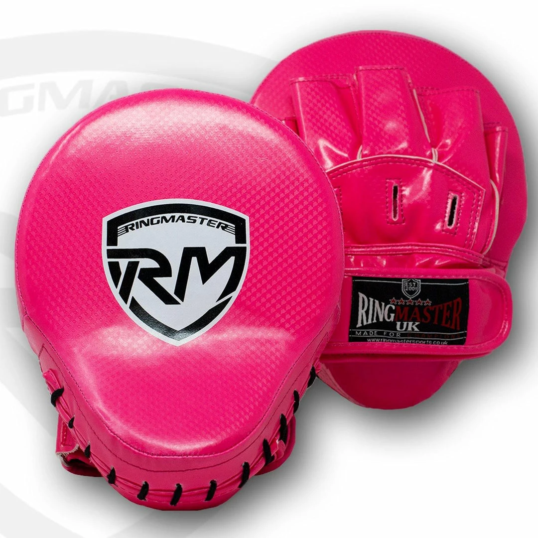 Training RingMaster Sports Ultralight Focus Pads Carbon Leather One Size Pink