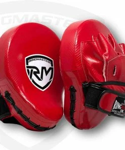 Training RingMaster Sports Ultralight Focus Pads Carbon Leather One Size Red