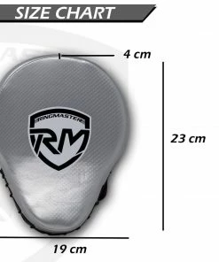 RingMaster Sports Ultralight Focus Pads Carbon Leather One Size Silver
