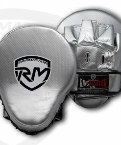 RingMaster Sports Ultralight Focus Pads Carbon Leather One Size Silver