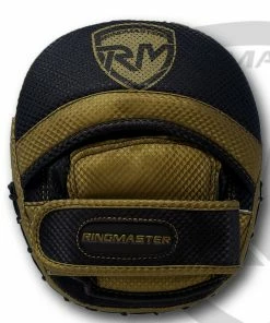 RingMaster Sports Cobra X2 Series Compact Focus Pads Black/Gold Training