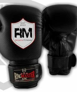 RingMaster Sports - Phenom 1 Kids Boxing Gloves CarbonTech Black