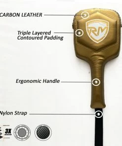 RingMaster Sports Boxing Paddles Carbon Leather