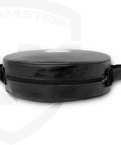 RingMaster Sports Round Kick Shield Synthetic Leather Black Training