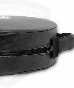 RingMaster Sports Round Kick Shield Synthetic Leather Black Training
