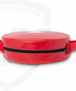 RingMaster Sports Round Kick Shield Synthetic Leather Red Training