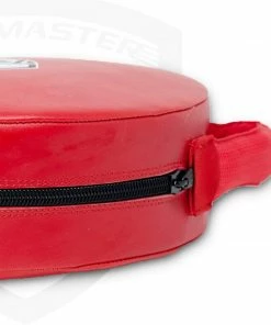 RingMaster Sports Round Kick Shield Synthetic Leather Red Training