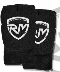 Martial Arts RingMaster Sports Slip On Elastic Hand Pads Mitts Black